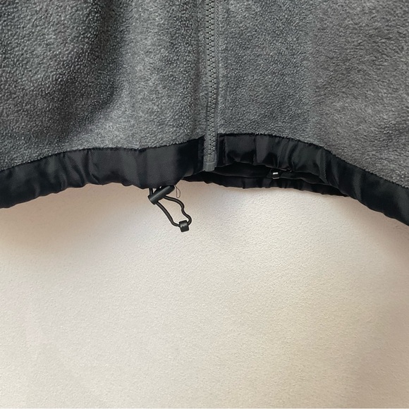 Baru Sports Grey Fleece Jacket Lined with Black Nylon Full Zip Size XL Men's - Picture 3 of 6